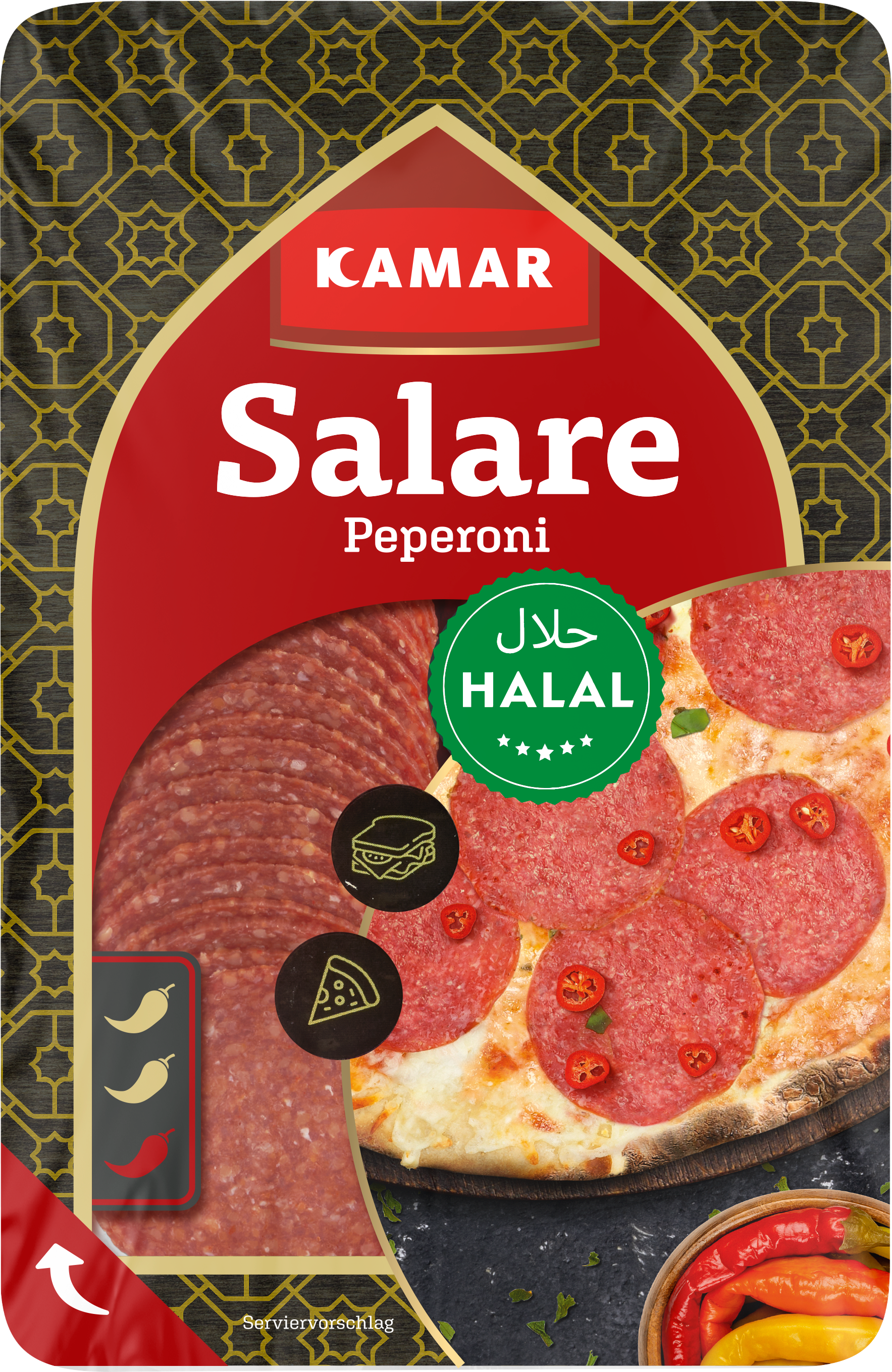 Meemken Kamar Truthahnsalami Peperoni Packshot 01 Kopie